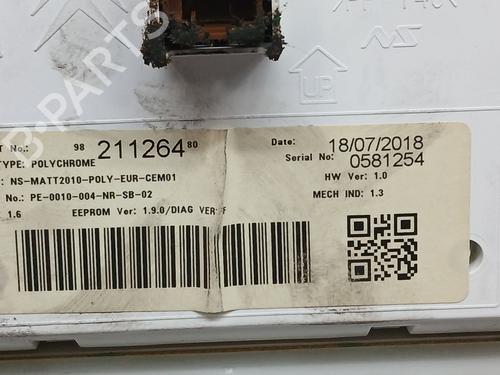 Instrument cluster PEUGEOT 208 I (CA_, CC_) 1.5 BlueHDI 100 | BP27611808C47 
