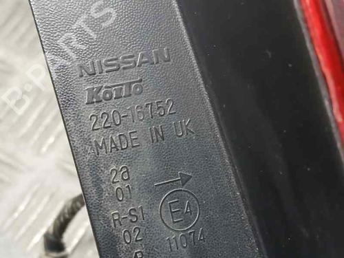 Right taillight NISSAN NOTE (E11, NE11)  | BP22972344C35 