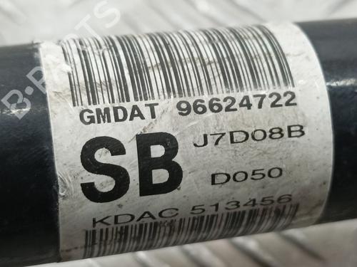 Right front driveshaft OPEL ANTARA A (L07)  | BP12502955M39 