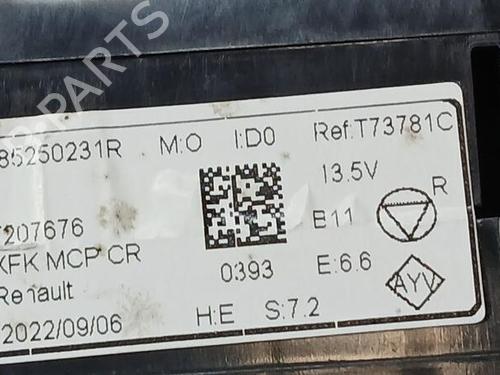 Climate control RENAULT KANGOO III MPV Blue dCi 95 (KJAB) | BP27384733I5 