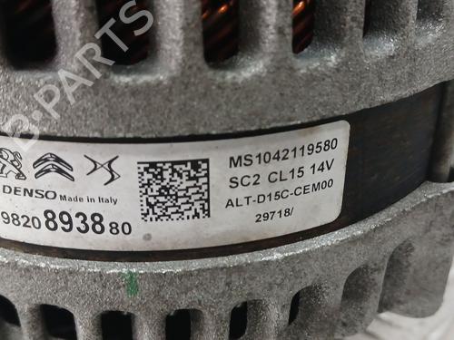Alternator PEUGEOT 208 I (CA_, CC_) 1.5 BlueHDI 100 | BP27611794M7 
