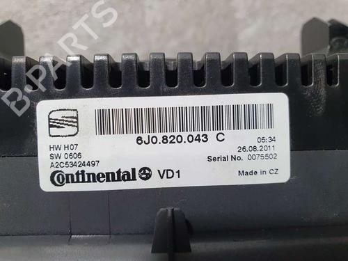 Climate control SEAT IBIZA IV (6J5, 6P1)  | BP11840677I5 