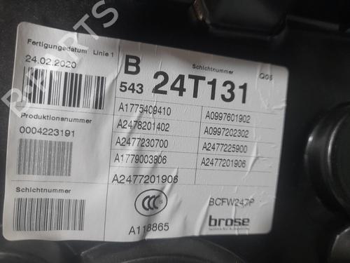 Front left window mechanism MERCEDES-BENZ B-CLASS Sports Tourer (W247) | BP12562292C22