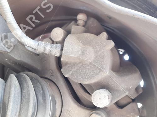 Used Left front brake caliper Left front brake caliper RENAULT CAPTUR I (J5_, H5_) 1.5 dCi 90 (J5N4, J5M5, J5MW, J5M6, J5AL, J5AJ) (90 hp) 36498625 36498625