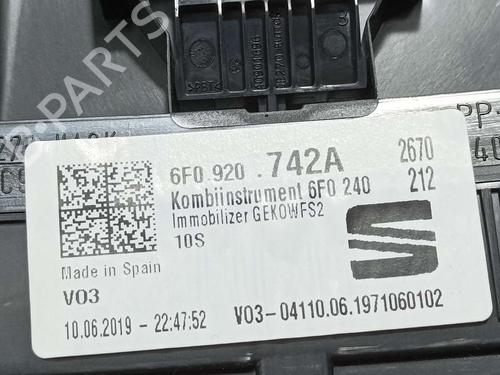 Instrument cluster SEAT IBIZA V (KJ1, KJG)  | BP12562381C47 