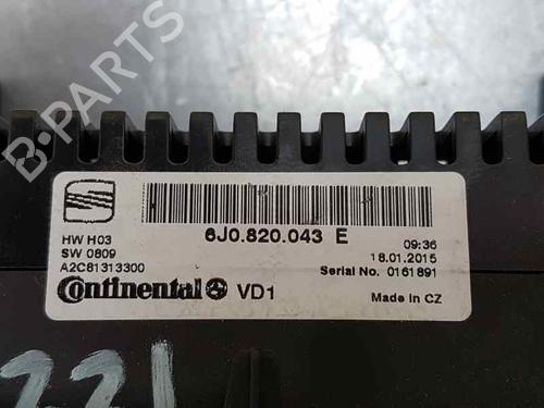 Climate control SEAT IBIZA IV (6J5, 6P1)  | BP4822923I5 