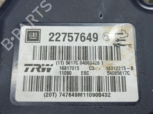 ABS pump OPEL INSIGNIA A (G09)  | BP9836831M43 
