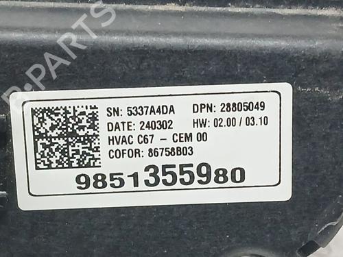 Climate control OPEL CORSA F (P2JO) 1.2 (68) | BP26711966I5 - Image 3