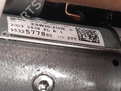 Used Starter PEUGEOT 208 II (UB_, UP_, UW_, UJ_) 1.5 BlueHDI 100 (102 hp) 29374136