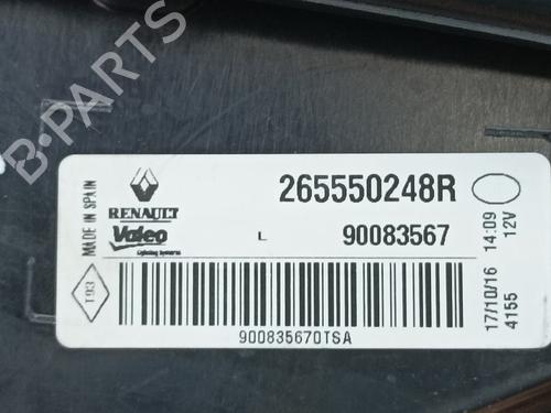 Left taillight RENAULT MEGANE IV Hatchback (B9A/M/N_) 1.5 dCi 110 (B9A3) | BP12555630C34