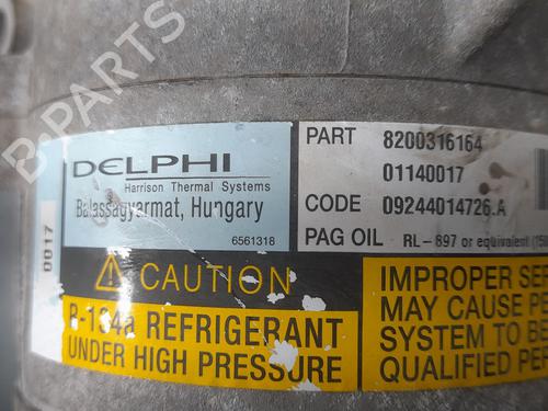 AC compressor RENAULT MEGANE II Saloon (LM0/1_) 1.4 | BP32759941M34  - Image 5