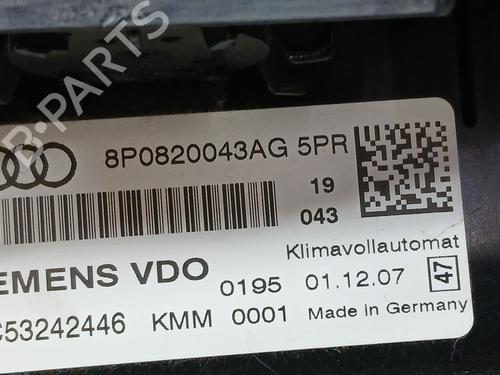 Climate control AUDI A3 (8P1) 1.9 TDI | BP25604226I5 