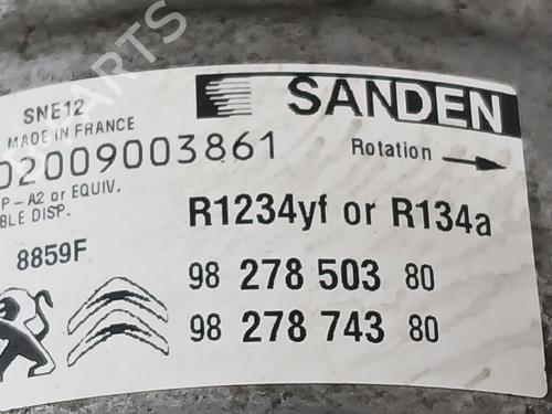 AC compressor PEUGEOT 2008 I (CU_) 1.6 BlueHDi 100 | BP36390071M34 - Image 5
