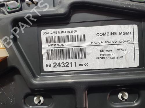 Instrument cluster CITROËN C-ELYSEE (DD_)  | BP4958365C47 