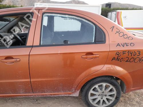 Used Left rear door CHEVROLET AVEO / KALOS Saloon (T250, T255) 1.4 (94 hp) 28351589