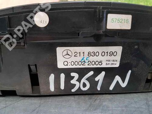 Climate control MERCEDES-BENZ E-CLASS (W211) E 320 CDI (211.026) | BP2823383I5 