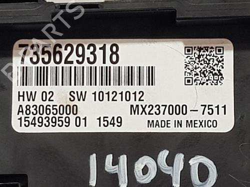 Climate control FIAT 500 (312_)  | BP9971555I5 