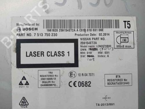 Electronic module NISSAN QASHQAI II SUV (J11, J11_)  | BP20678363M83 