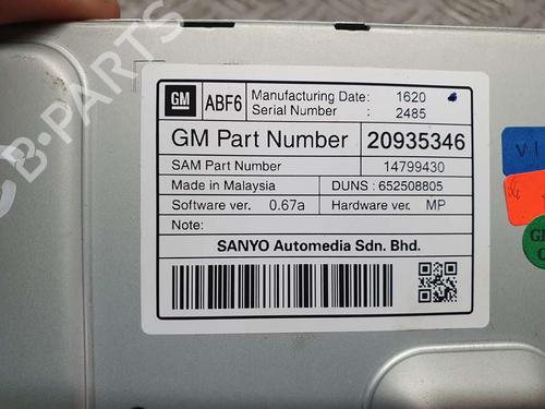 Electronic module OPEL INSIGNIA A Sports Tourer (G09) 2.0 CDTI (35) | BP18486973M83 