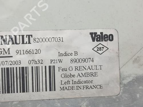 Left front indicator RENAULT TRAFIC II Van (FL) 1.9 dCi 80 (FL0B) | BP26643507C32