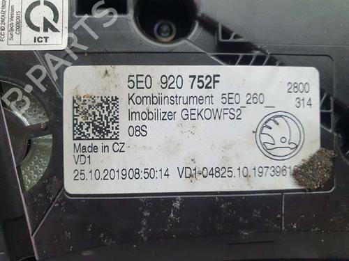 Instrument cluster SKODA OCTAVIA III Combi (5E5, 5E6)  | BP18464794C47 