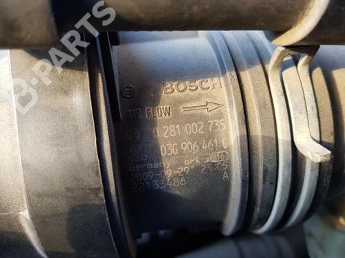 Medidor de massa de ar VW SCIROCCO III (137, 138) 2.0 TDI (140 hp) 03G906461C | 03G906461C | 0281002735 | BOSCH |