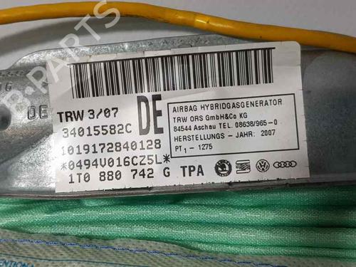 Right curtain airbag VW TOURAN (1T1, 1T2)  | BP5621930C12 