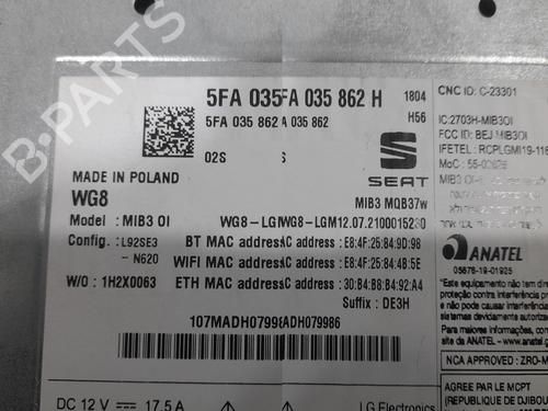 Radio CUPRA FORMENTOR (KM7, KMP) | BP30837970E6