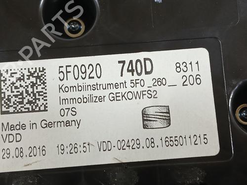 Instrument cluster SEAT LEON ST (5F8) 1.2 TSI | BP37273517C47 - Image 3