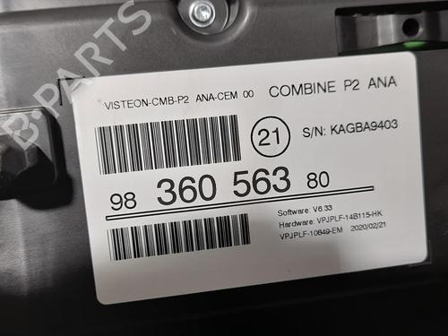 Instrument cluster PEUGEOT 208 II (UB_, UP_, UW_, UJ_)  | BP9697411C47 