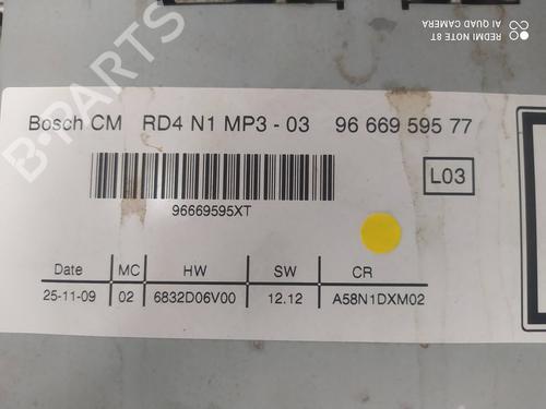 Radio PEUGEOT 3008 I MPV (0U_)  | BP15768391E6 