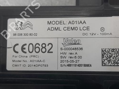 Ignition barrel CITROËN C4 Picasso II 1.6 BlueHDi 120 | BP31907025M48 