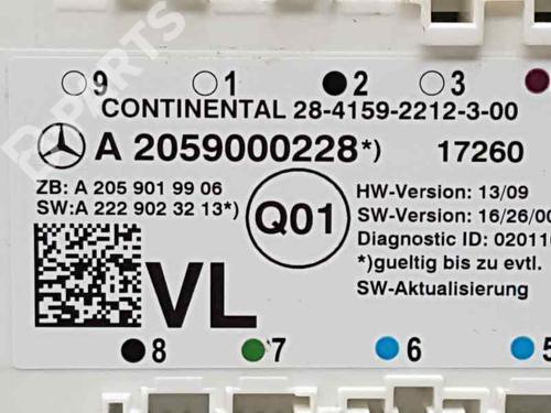 Electronic module MERCEDES-BENZ C-CLASS (W205)  | BP5280161M83 