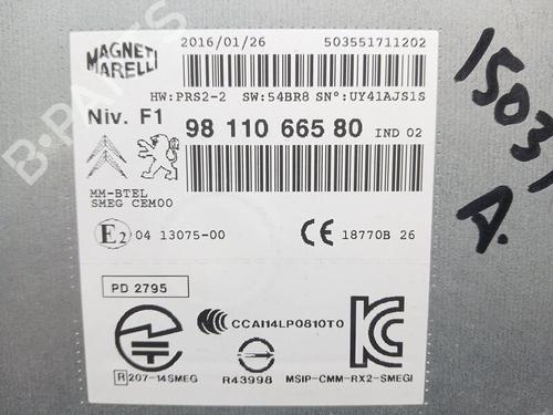 Radio PEUGEOT 2008 I (CU_)  | BP25476830E6 