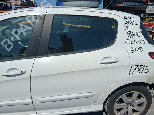 Dør venstre bagtil Dør venstre bagtil PEUGEOT 308 I (4A_, 4C_) 1.6 HDi (109 hp) 37263853 37263853