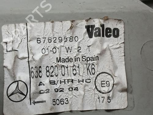 Right headlight MERCEDES-BENZ VITO Bus (W638) 112 CDI 2.2 (638.194) | BP29592087C29 
