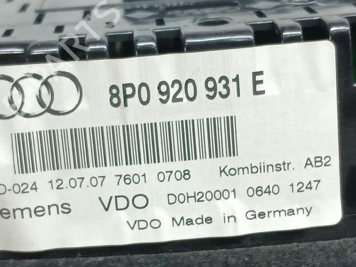 Instrument cluster AUDI A3 (8P1) 1.9 TDI | BP25334277C47 