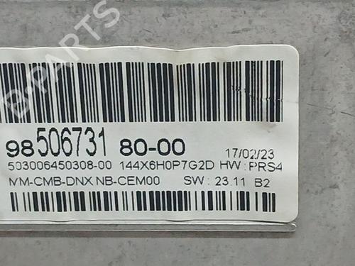 Instrument cluster PEUGEOT 3008 II SUV (MC_, MR_, MJ_, M4_) 1.5 BlueHDi 130 | BP26891347C47 
