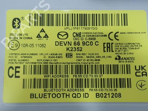 Radio MAZDA 2 Hatchback (DL, DJ) 1.5 SKYACTIV-G | BP36354164E6  - Image 5