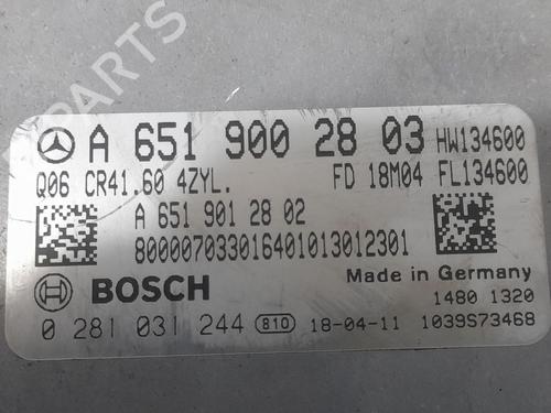 Engine control unit (ECU) MERCEDES-BENZ VITO Tourer (W447) 114 CDI / 114 BlueTEC 4-matic (447.701, 447.703,... | BP31168918M57