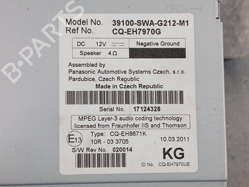 Radio HONDA CR-V III (RE_) 2.0 i-VTEC 4WD (RE5, RE2) | BP33833245E6 - Image 2