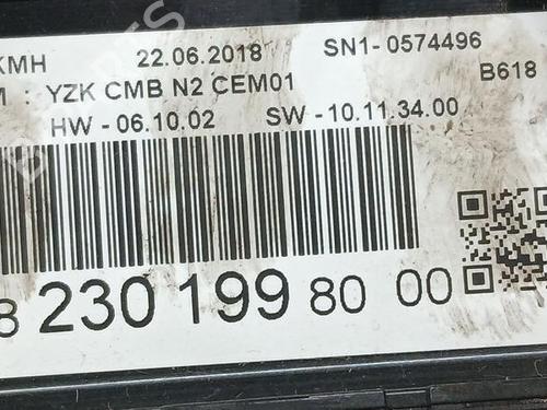 Instrument cluster CITROËN C3 / C3 ORIGIN III (SX) 1.2 VTi 82 LPG | BP25603977C47 