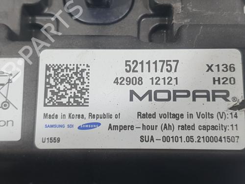 Battery FIAT 500 (312_) 1.0 Mild Hybrid (312.AYD1B) | BP33336798E11 - Image 3