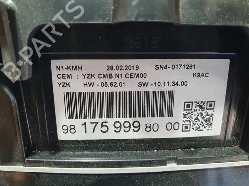 Instrument cluster CITROËN BERLINGO (ER_, EC_)  | BP15263196C47 