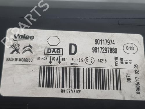 Right headlight CITROËN C-ELYSEE (DD_) 1.2 VTi 82 | BP31831611C29  - Image 5