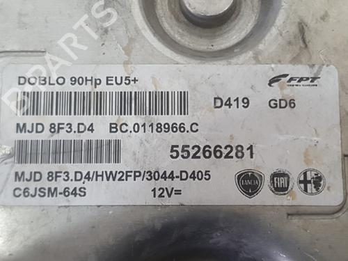 Engine control unit (ECU) FIAT DOBLO Cargo (263_) 1.3 D Multijet | BP36804725M57 - Image 4