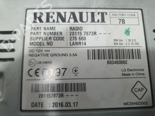 Radio RENAULT MEGANE IV Hatchback (B9A/M/N_) 1.2 TCe 130 (B9MR) | BP40012645E6 - Image 4