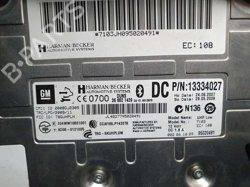 Electronic module OPEL INSIGNIA A (G09)  | BP16922197M83 