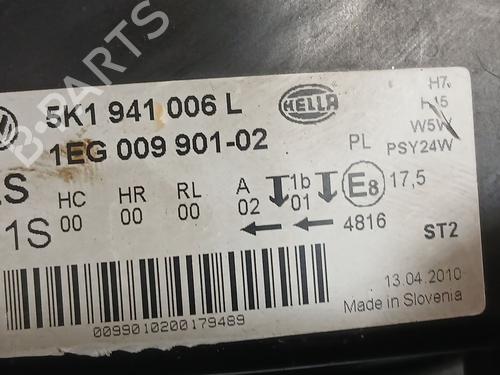 Right headlight VW GOLF VI (5K1) 1.6 TDI | BP36302924C29 - Image 3