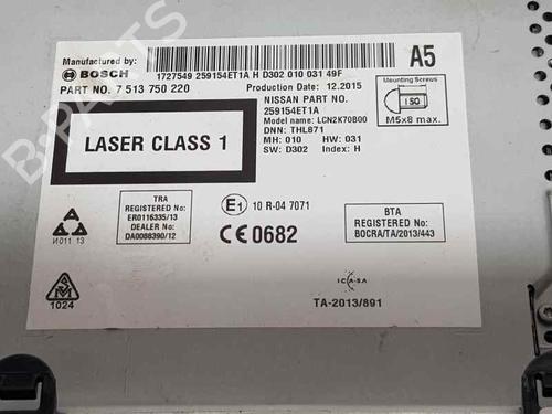 Electronic module NISSAN QASHQAI II (J11, J11_)  | BP7905588M83